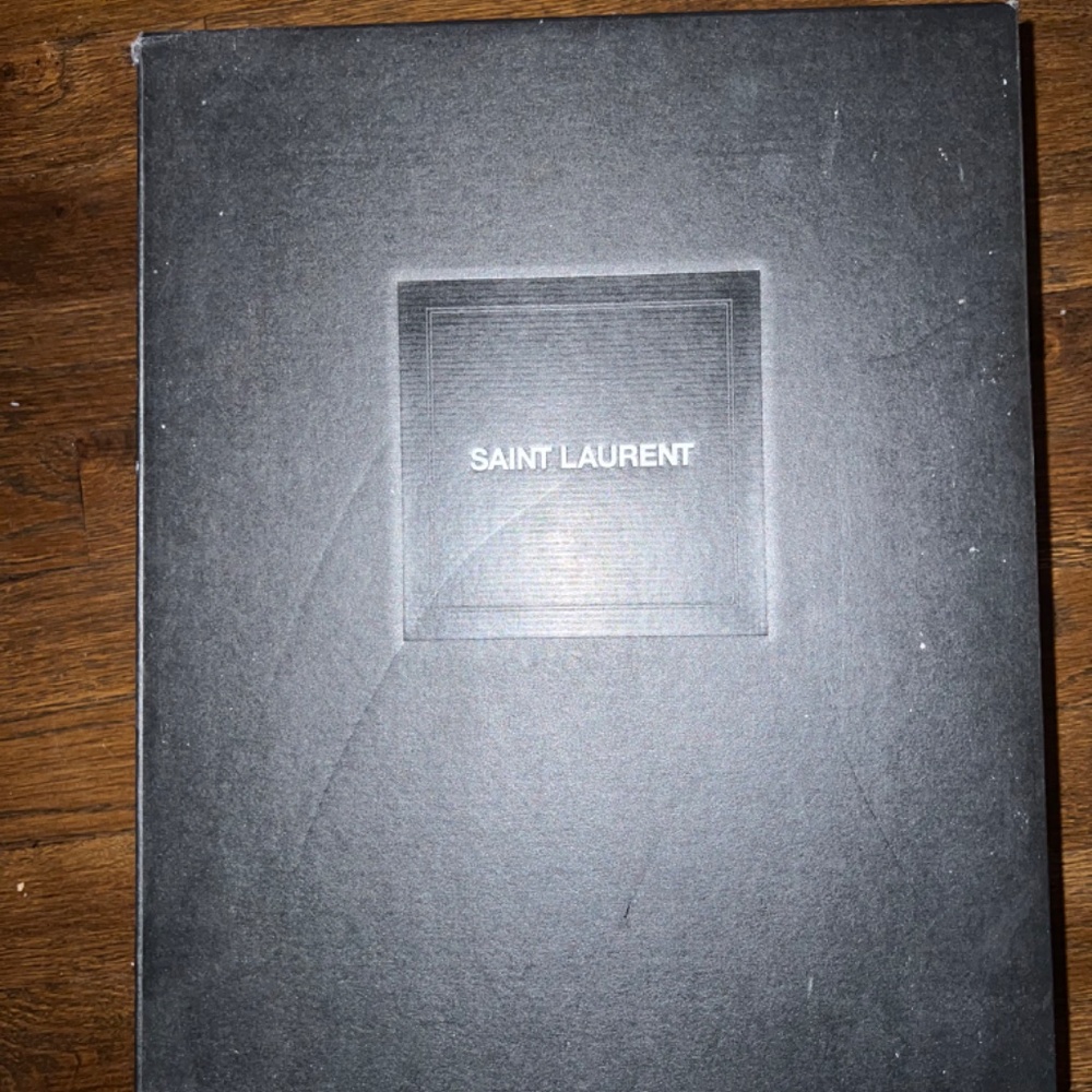 Saint Laurent SL10H Court Classic High Top Sneakers. Red/Black . EU 43/US 10 - Picture 3 of 3
